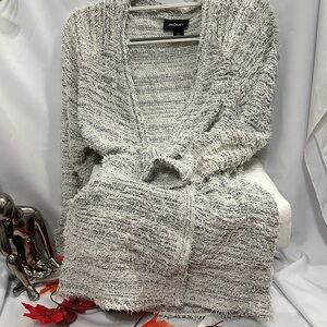 Monki Textured Gray Cardigan